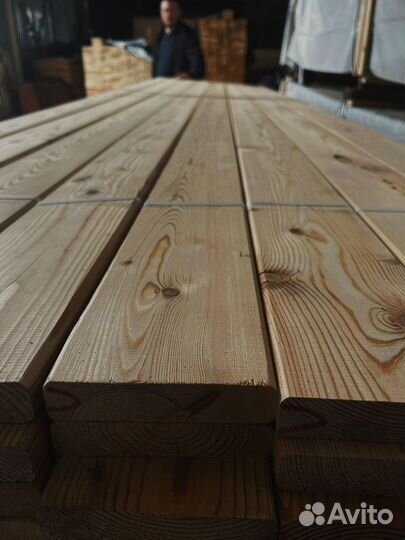 Доски лиственницы 20x150 мм, камерной сушки, готов
