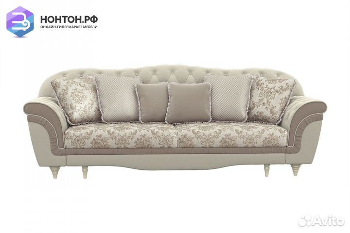 Диван пума Глория-Пума-2 светло-бежевый