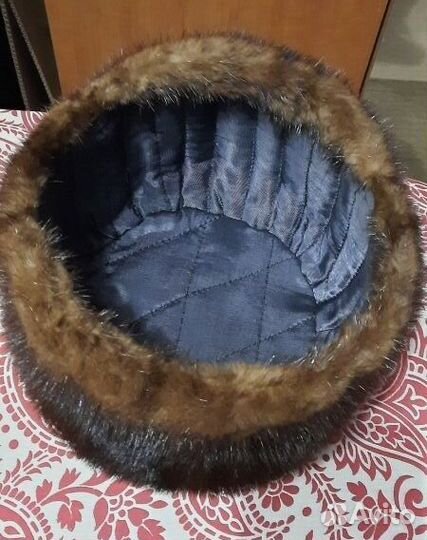 Шапка норковая женская