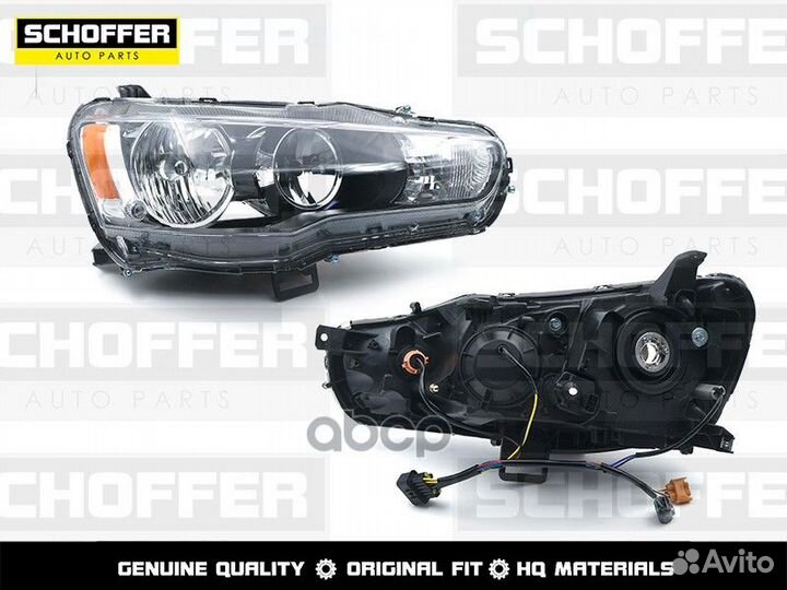 Фара правая Mitsubishi Lancer X (2007-2016) гал