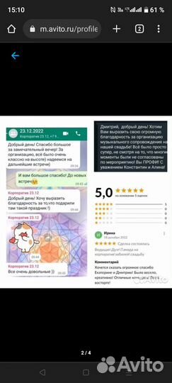 Диджей. Поющий диджей + Ведущая