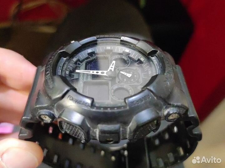 Часы мужские спортивные casio g-shock ga-100