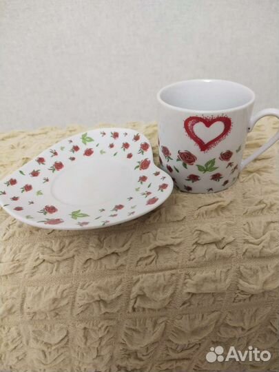 Кофейная пара. Чашка с блюдцем