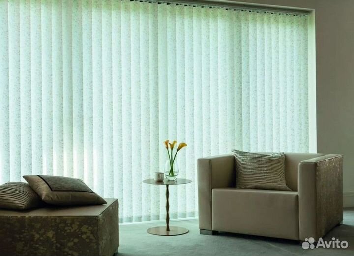 Вертикальные жалюзи тканевые на окна