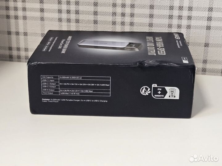 Новый Anker 737 Power Bank 140W 24000 мАч