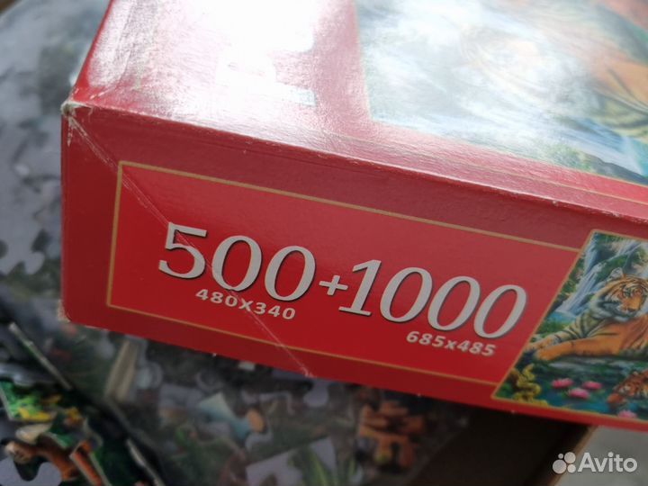 Пазлы 500 + 1000 деталей