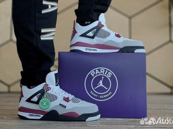 Кроссовки кожа Paris Saint Germain x Air Jordan