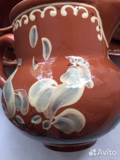 Глиняный набор СССР плюс кувшин