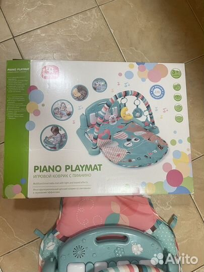 Развивающий коврик пианино baby go