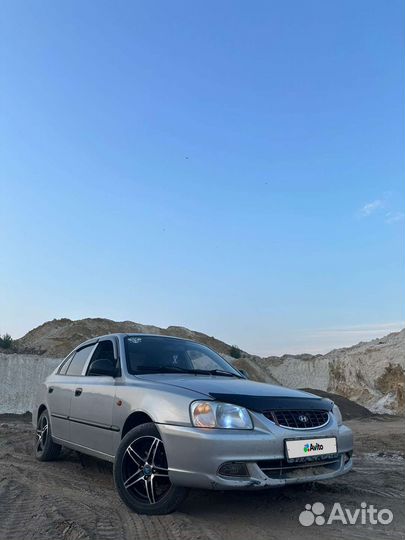 Hyundai Accent 1.5 МТ, 2005, 393 805 км