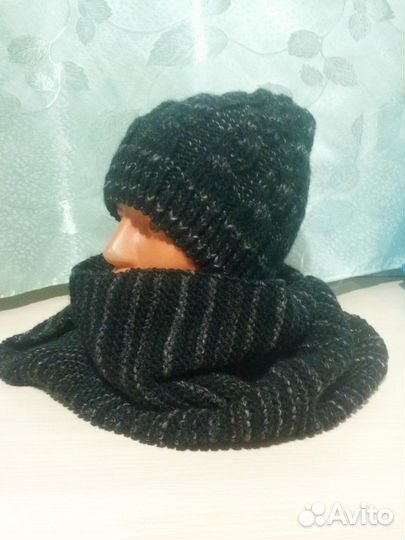 Вязаные шарфы шапки варежки гетры жен