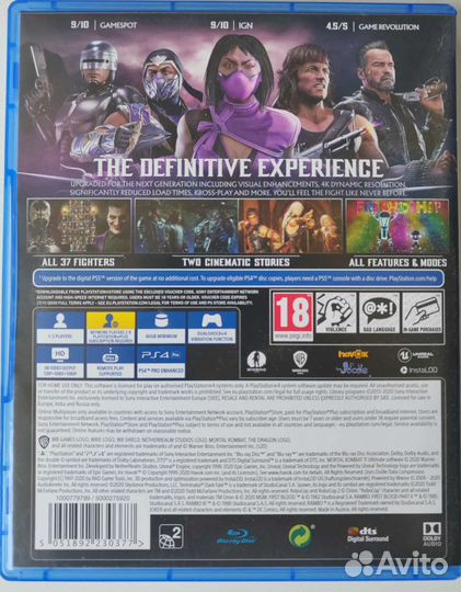 Игры для приставок ps4 Mortal Kombat 11 Ultimate