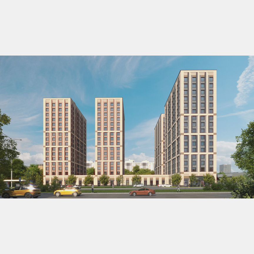 Апартаменты-студия, 23,3 м², 3/16 эт.