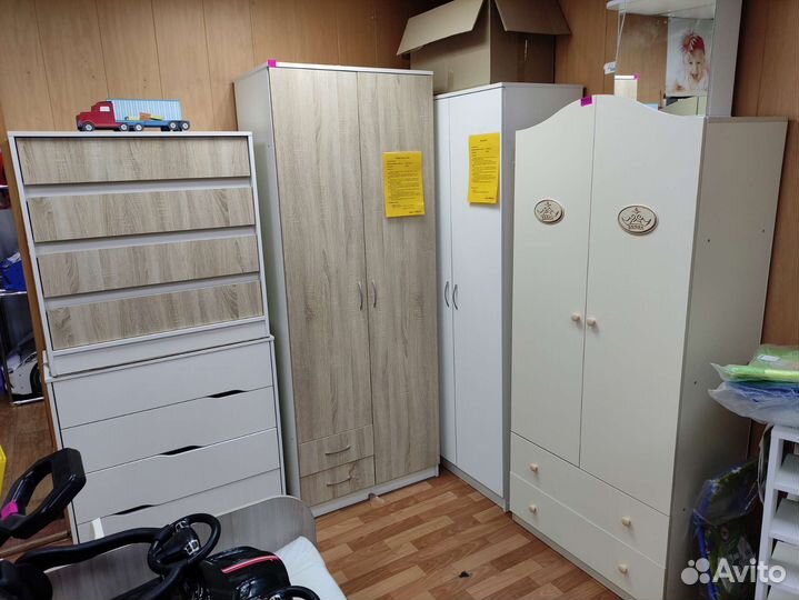 Подростковые кровати шкафы комоды новые