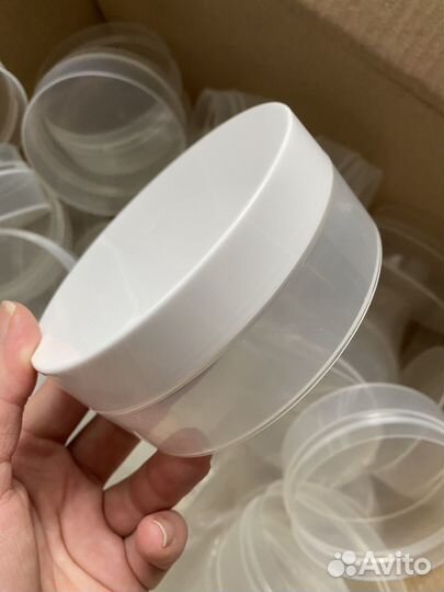 Пластиковые банки с крышкой Перинт Шарм 450 мл