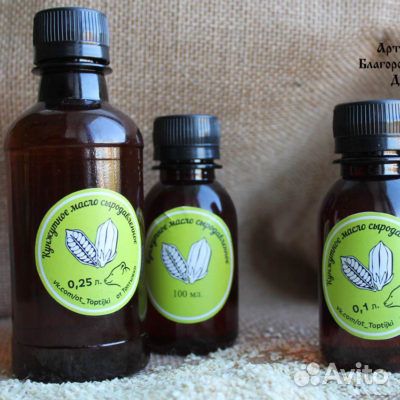 Кунжутное масло 100 мл сыродавленное. Россия