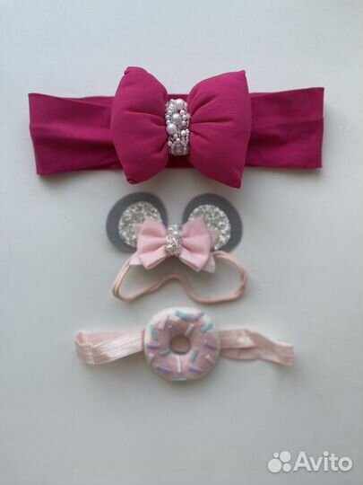 Бантик пухлик ободок повязка от mimilashik