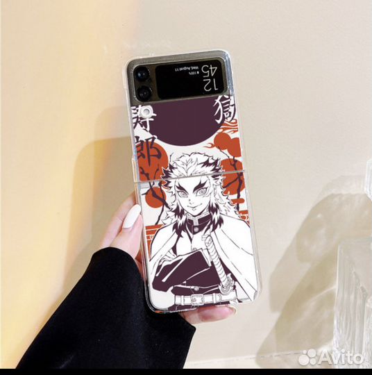 Чехол на samsung galaxy Z flip 3 Ренгоку