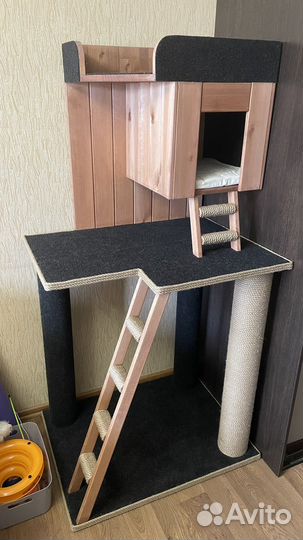 Когтеточка домик для кошки