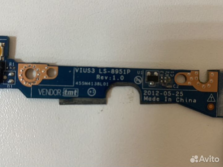 Кнопка включения ноутбука lenovo s405