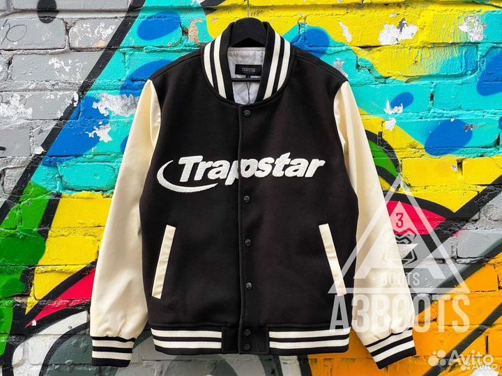 Бомбер Trapstar Black White