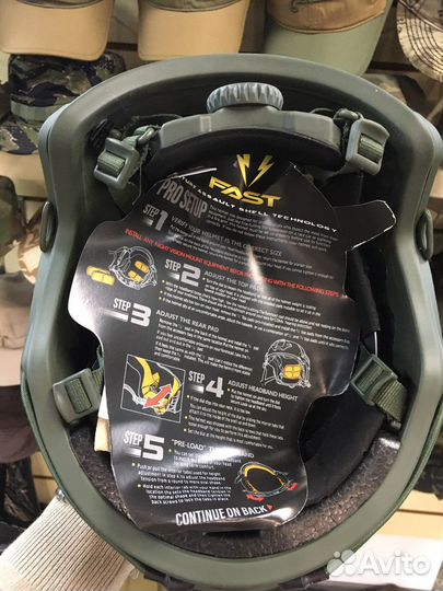 Шлем баллистический fast Aramid Helmet With Rails