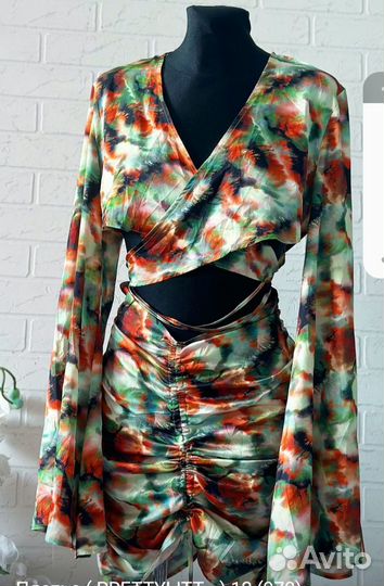 Воздушное новое платье, размер 44-46