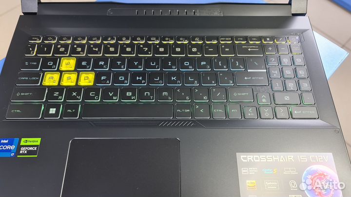 Игровой ноутбук MSI i7-12650H RTX 4070 8gb