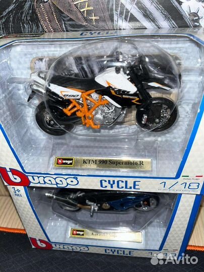 Модельки мотоциклов 1/18 bburago