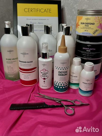 Кератиновое выпрямление волос