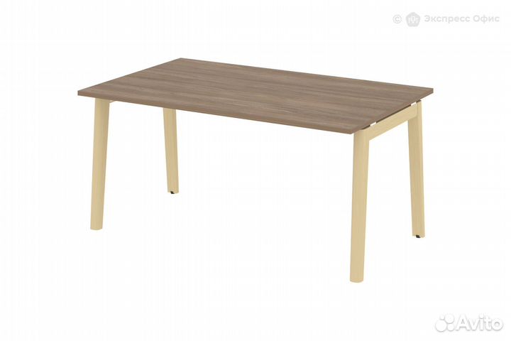 Стол для переговоров на деревянных опорах Onix woo