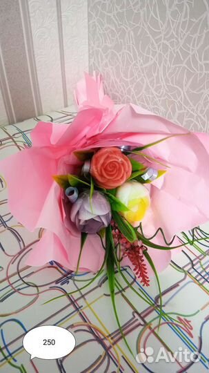 Букет цветов из мыла