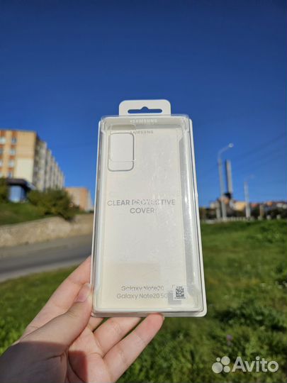 Чехлы прозрачные Galaxy Note20 оригинал
