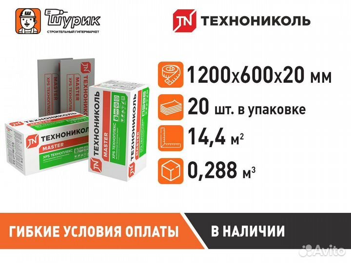 Пенополистирол Техноплекс Технониколь