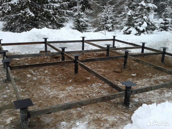 Винтовые сваи для фундамента