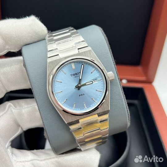 Tissot prx Blue кварцевые часы