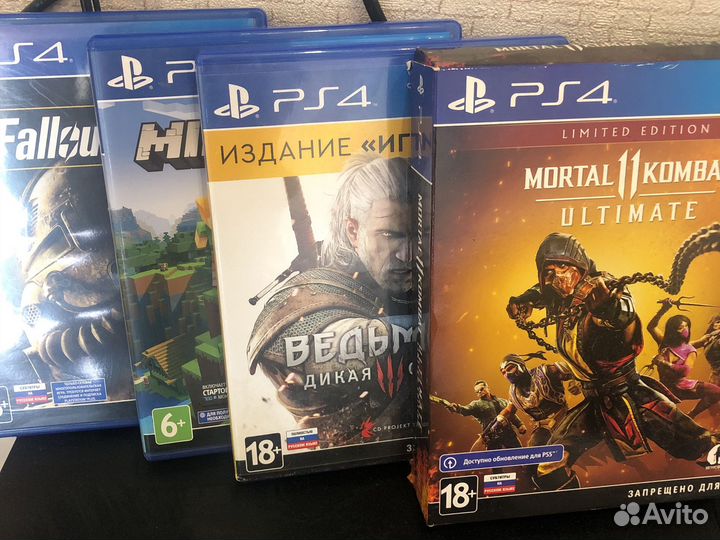 Игровая приставка ps4 pro 1tb с играми