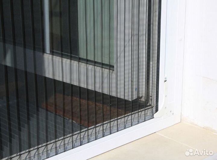 Москитные сетки плиссе на окна и двери