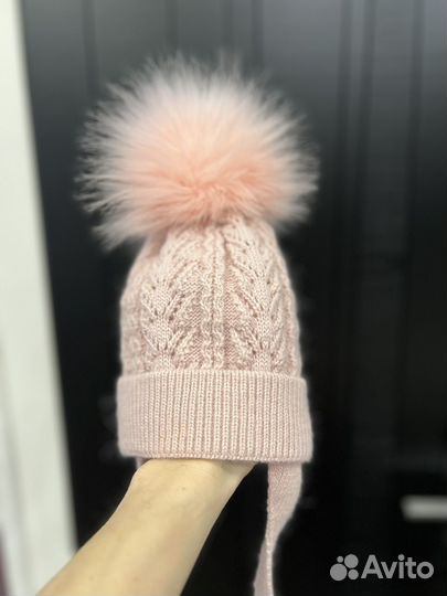 Новая Шапка зимняя для девочки 50 52