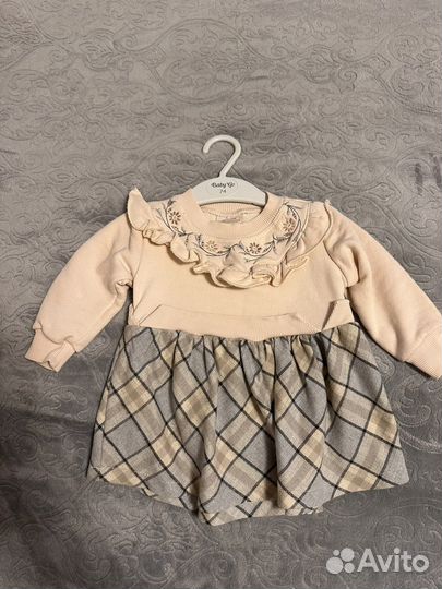 Платье для девочки 74-80