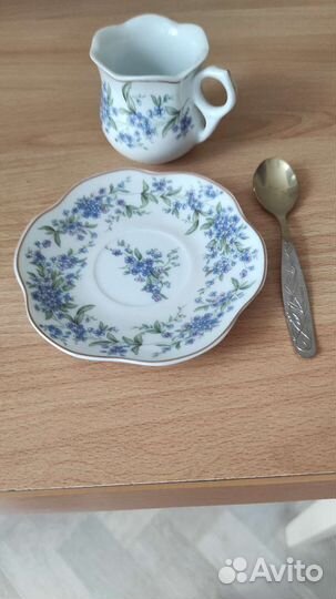 Чашка с блюдцем кофейная