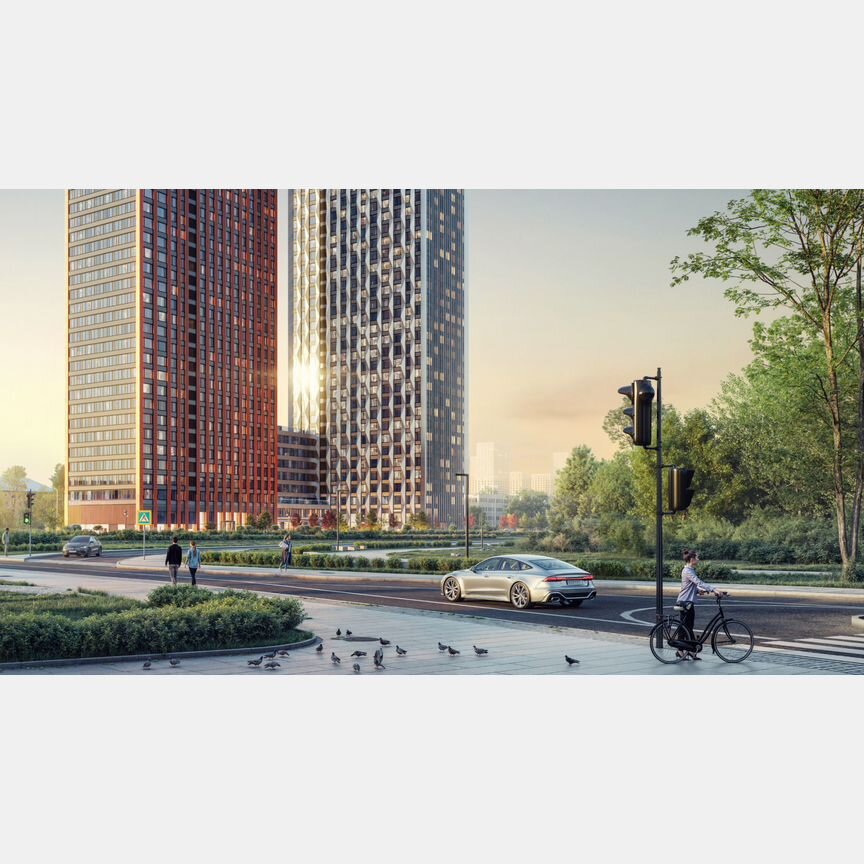 1-к. квартира, 47,9 м², 2/33 эт.