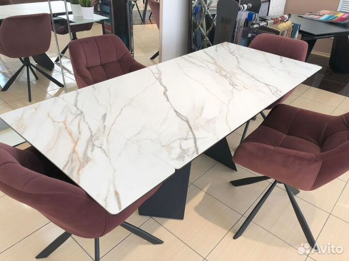 Стол из керамогранита раздвижной SKR-28109