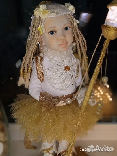 Ангелина - коллекционная кукла ручной работы