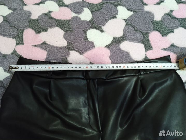 Шорты из экокожи