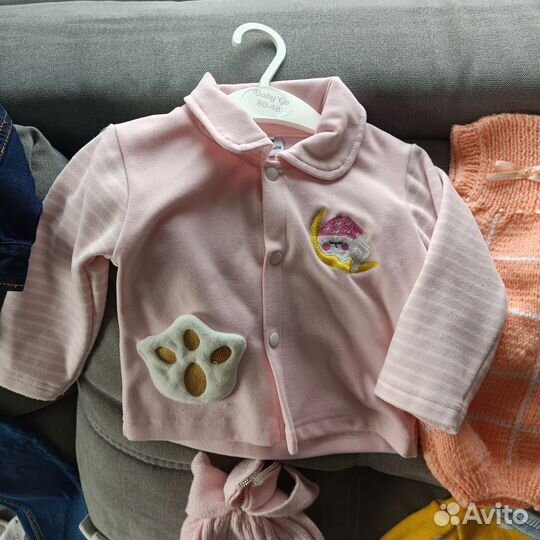 Вещи пакетом для девочки 68-74