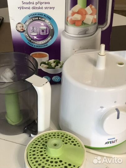 Пароварка блендер philips avent 2 в 1