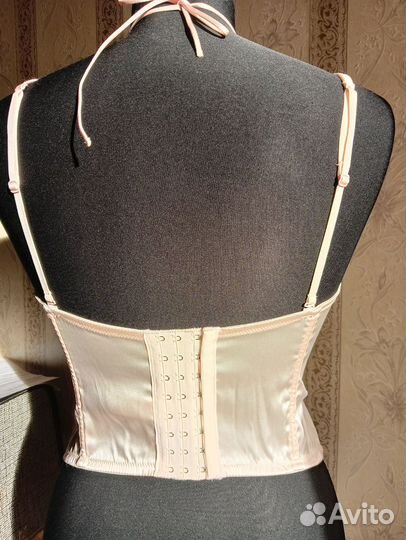 Новый корсет 80 В, шёлк, кружево La Readout