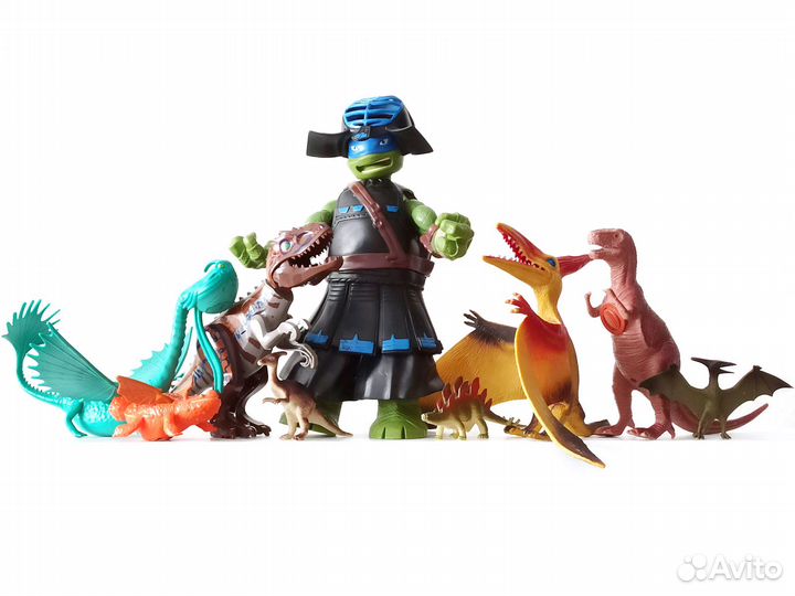 Черепашка-ниндзя, драконы, птерозавр, конструктор
