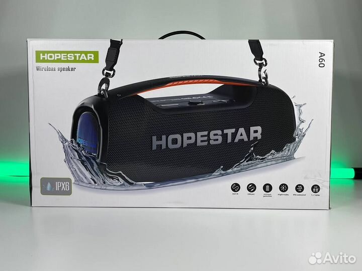 Колонка hopestar a60 новая с микрофоном